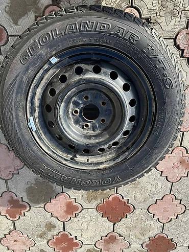 tir: Колеса в сборе 215 / 65 / R 16, Зима, Б/у, Комплект, Внедорожные (АТ/МТ), Железные, отверстий - 5 — 1