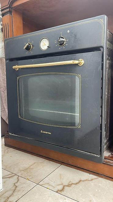 elektrikli chopper: Ariston daxili soba – retro dizayn - Quraşdırılan tip, ön panel qara — 2