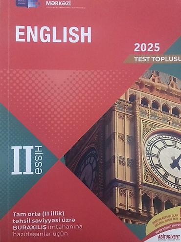 Testlər: İngilis dili Testlər 11-ci sinif, DİM, 2-ci hissə — 1