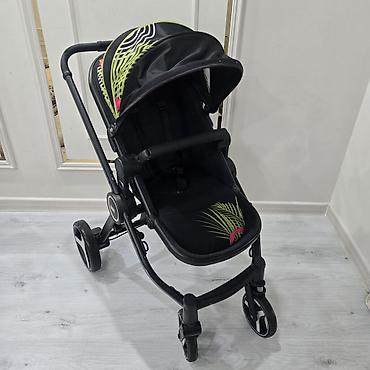 универсальные коляски chicco trio sprint: Коляска, Chicco, цвет - Черный, Б/у — 2