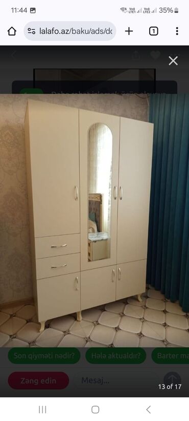 Sifarişlə mətbəx mebeli: Yeni, Açılan, 3 qapılı Düz dolab, Dolab-asılqan, Azərbaycan