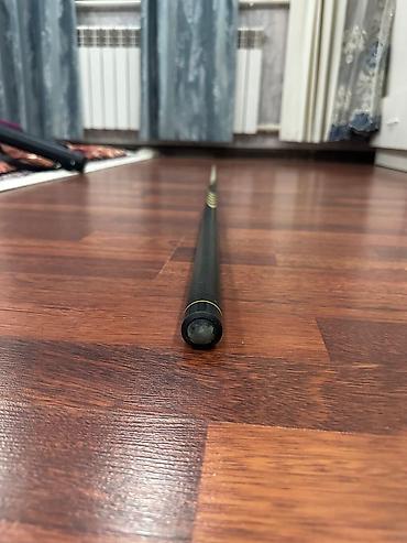 Бильярдные столы: Кий для бильярда с чехлом и аксессуарами - Кий двусоставной, тыльник — 5