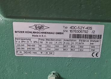 italijanske pločice: Kompresor bitzerov tvings za zamrzivace do 200 m2. Cena: 4000 € — 2