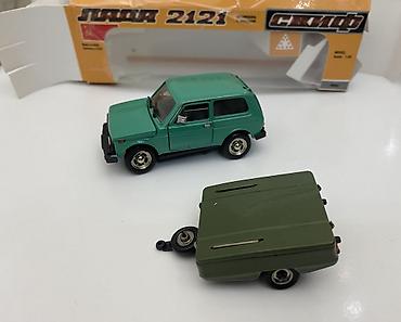 Модели автомобилей: Продаю масштабную металлическую модель СССР Нива 2121-Скиф(с прицепом — 11