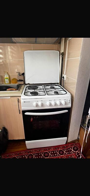 baking oven: Газовая плита с духовкой, настольная крышка. - 4 конфорки газовые — 1