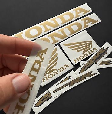 Tuning i styling: Honda CBR 1000RR Nalepnice – Zlatni Komplet - 2853 Komplet Honda CBR — 2