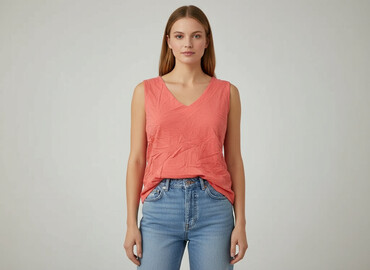 koszulki bez rękawów damskie drykorn: Women`s T-shirt, size L