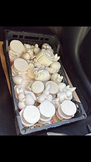 Fiqurlar: Fiqur, Gips, rəng - Ağ — 1