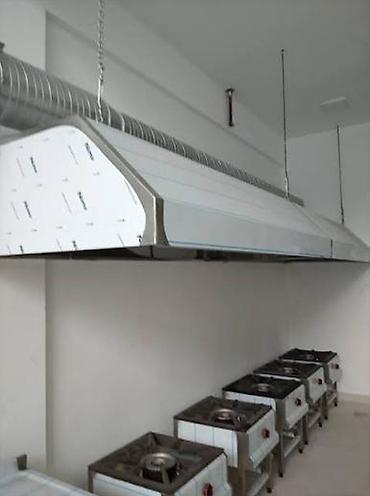 komputer kasa: Sənaye tipli mətbəx üçün havalandırma-kombi örtüyü (aspirasiya qapağı) — 1