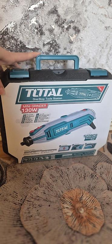 Инструменты: TOTAL Mini Grinder 130W – çoxfunksiyalı drel-tipli mini alət — 1