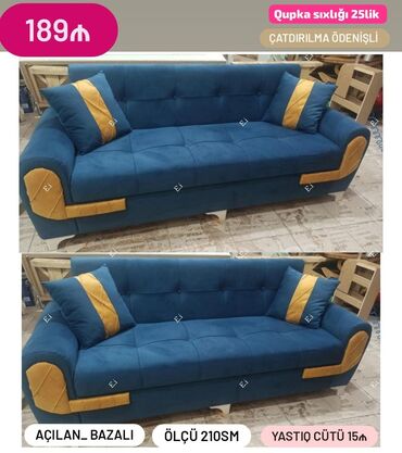 софа кровать: Divan, Yeni, Açılan, Bazalı, Parça, Ödənişli çatdırılma