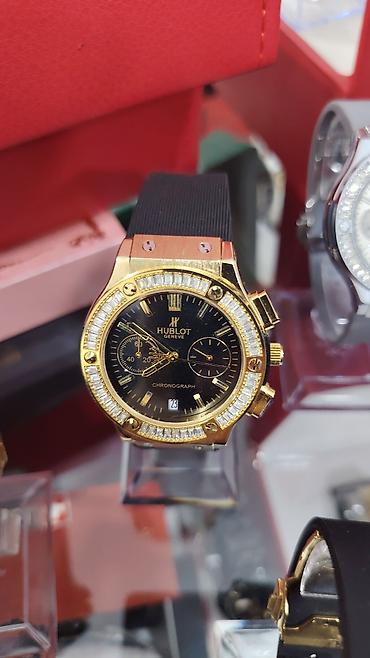 Aksesuarlar: Hublot Geneve Chronograph kişi qol saatı - Korpus: paslanmayan polad — 5