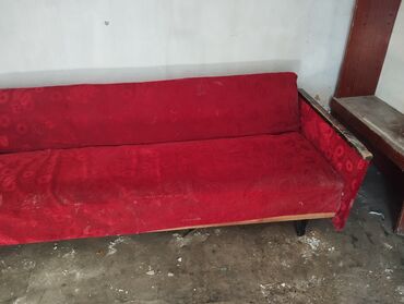 встроенная мебель диван: Цвет - Красный