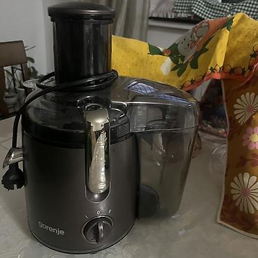 Соковыжималка центробежная Gorenje - Мощный двигатель с двумя at lalafo.kg Соковыжималка центробежная Gorenje - Мощный двигатель с двумя