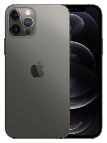Apple iPhone: IPhone 12 Pro, Б/у, 256 ГБ, Graphite, Зарядное устройство, Защитное стекло, Чехол, 85 %