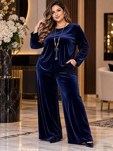 trex kapsule cena: ✨️BIG SIZE MODEL ✨️ Prelepe plisane trenerke za nase punije dame Vel — 3