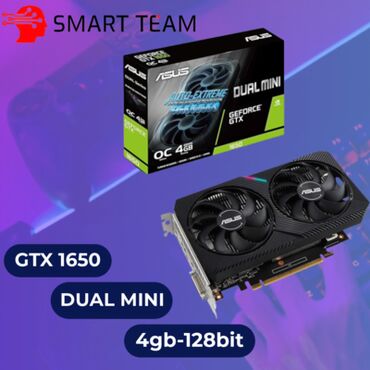 komputer adapter: Asus gtx 1650 dual mini ⫸4gb(128bit) ⫸896 core, 1650 mhz ⫸rgb ⫸psu at lalafo.az komputer adapter: Asus gtx 1650 dual mini ⫸4gb(128bit) ⫸896 core, 1650 mhz ⫸rgb ⫸psu