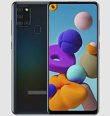 48: Samsung Galaxy A21S, Б/у, 32 ГБ, цвет - Черный, 2 SIM — 1
