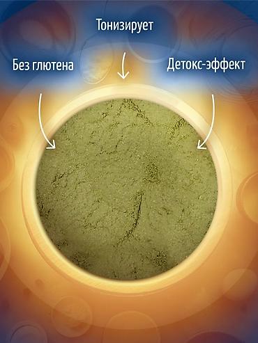 Көк чөптөр жана микро жашылчалар: Витграсс порошок, 100 г - Из ростков пшеницы - Без глютена - — 3