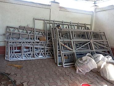 Металлический каркас здания ЛСТК в разобранном виде — комплект готовых