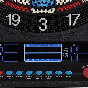 Društvene igre: Pikado set sa kabinetom, 12 strelica i 400 vrhova Velika elektronska — 10
