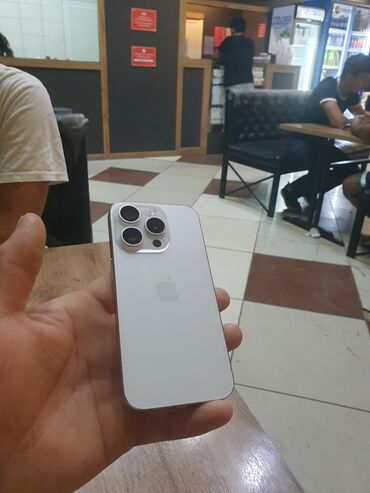 куртки норт фейс бишкек: IPhone 15 Pro, Б/у, 128 ГБ, White Titanium, 89 %