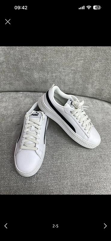 puma 36: Мужские кроссовки, 36.5, 37, Puma, Новый, цвет - Белый, Самовывоз, Платная доставка — 1