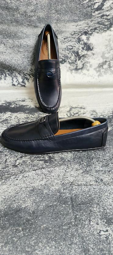 Ayaqqabılar: Кожаные макасины Голандского бренда ALDO . Размер 44 .Цвет синий — 3