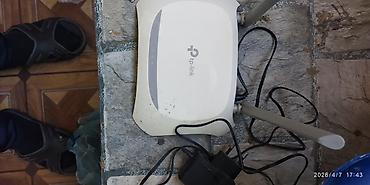 internet data: TP-Link simsiz Wi‑Fi router - Brend/model: TP‑Link (2 antenalı — 1