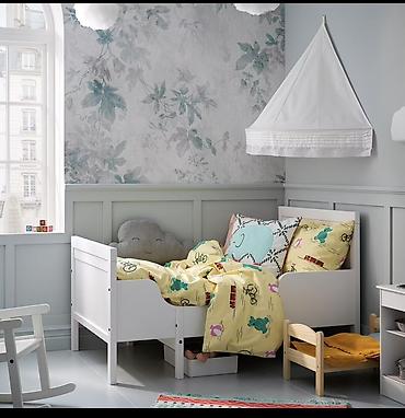 Балдар эмереги: Детская выдвижная кровать (растущая), белая ikea, с доставкой обошлась — 2