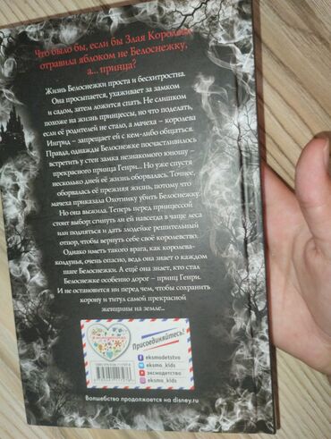 в конце они оба умрут книга: Книга "Зеркало Королевы" от Disney, написанная Джен Калонитой. Это