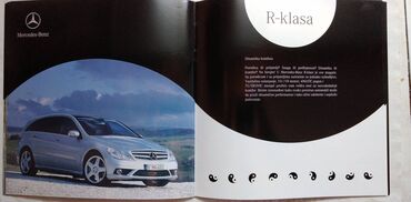 Knjige i stripovi: Prospekt:15 modela Mercedes Benz sa teh. podatcima, 36 str. srpski — 4