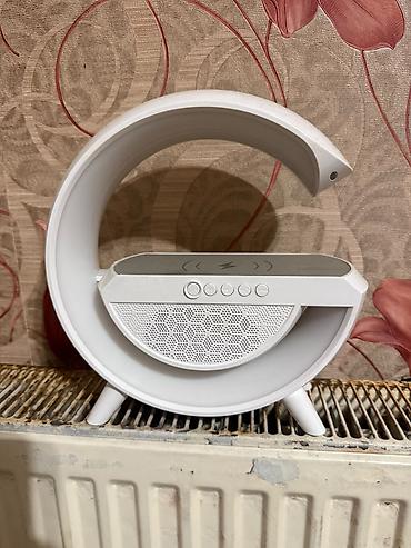 Stol lampaları: Çoxfunksiyalı masaüstü cihaz – LED masa lampası + Bluetooth dinamik + — 1