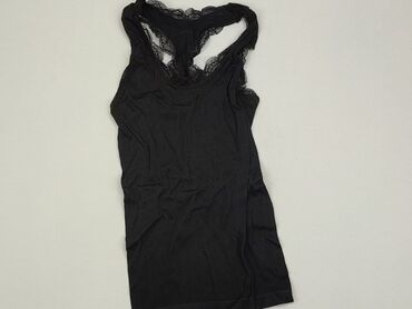 czarne bluzki bez rękawów: Blouse, L (EU 40), condition - Good