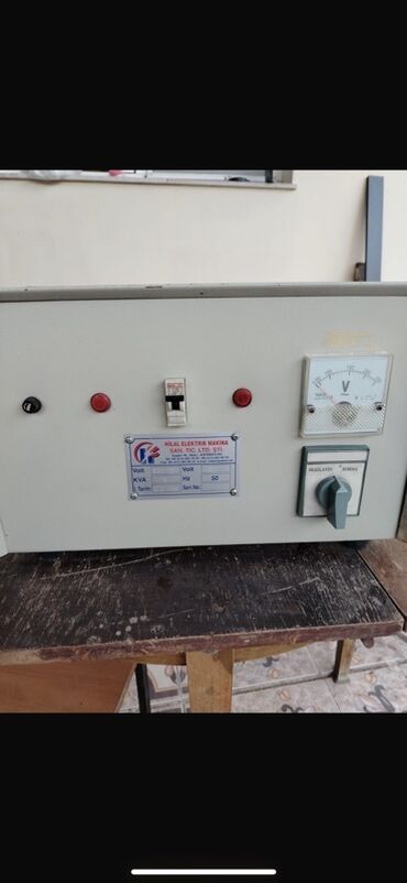 кабель из углеродного волокна: Hilal Elektrik Makina markalı avtomatik gərginlik tənzimləyicisi