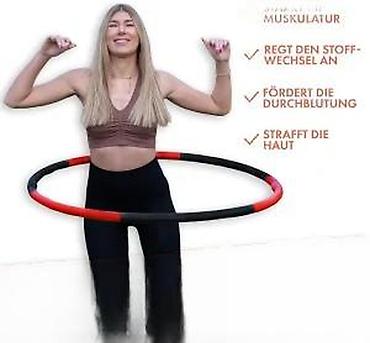 Rekviziti za vežbanje: KIANA SPORTS Hula Hoop obruč za trening - Fitness obruč dizajniran u — 7