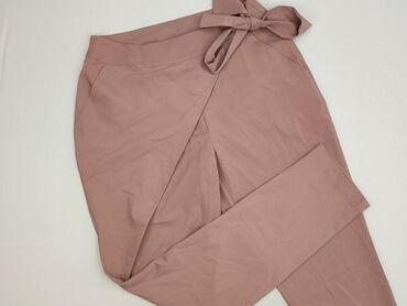 temu spodnie hello kitty: Eva Minge, Material trousers for women, size L (EU 40)