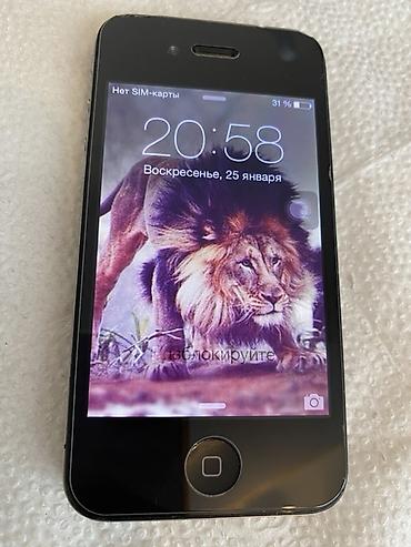 IPhone 4, 32 GB, Qara, Barmaq izi