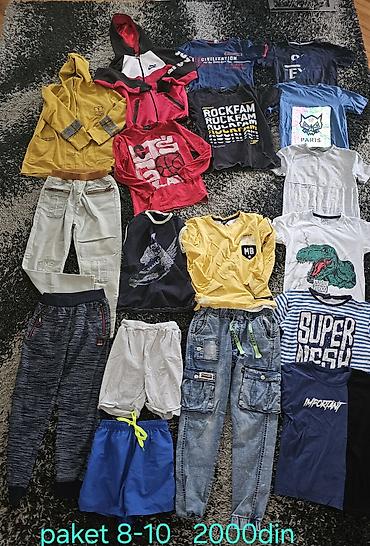 paket odece m: Paket dečije odeće za uzrast 8–10 godina – ukupno više od 15 komada — 1