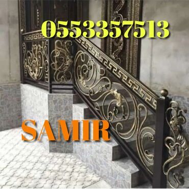 Pilləkən məhəccərləri: Şok Endirimler Sezona göre demir işleri ideal — 7