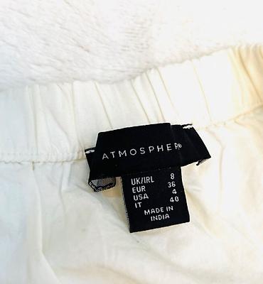 Блузки: Белая блузка Atmosphere с открытыми плечами. - Модель: off-shoulder — 1