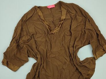 bluzki prążkowane krótki rękaw: Blouse, L (EU 40), condition - Very good