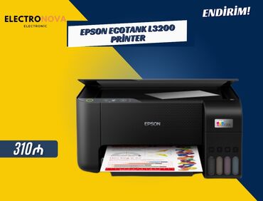 🖨️ Epson EcoTank L3200 Printer ✅ Çap, skan, köçürmə funksiyaları