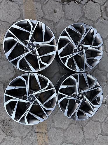 Литые Диски R 17 Hyundai, Комплект, отверстий - 5, Б/у at lalafo.kg Литые Диски R 17 Hyundai, Комплект, отверстий - 5, Б/у