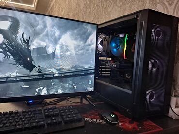 офисный компютер: Компьютер, ядер - 8, ОЗУ 16 ГБ, Игровой, AMD Ryzen 7 Pro, NVIDIA GeForce RTX 3060 TI, SSD