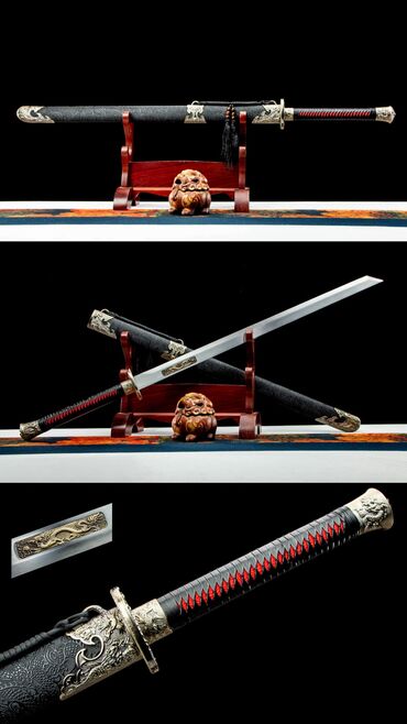 Коллекционные ножи: Катана Стальные Сувенирные Мечи Катаны из разных сталей (Порошковая — 5