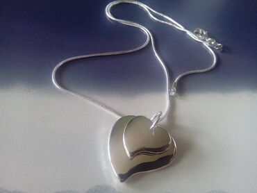 roze srebro: Pendant necklace, Material: Silver