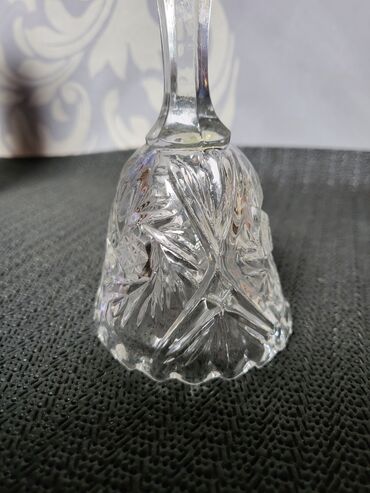 Ostalo posuđe: Zvono novo kristal Zajecar Jugoslavija 70te. Zvono,novo,sve na njemu — 5