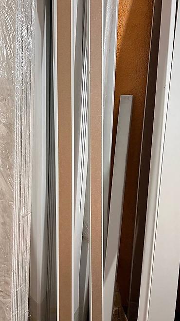 Стандартный плинтус: МДФ, Новый, цвет - Белый, Гарантия — 7