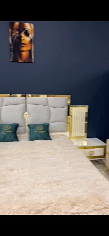 Yataq otağı dəstləri: 2 təknəfərlik çarpayı, 2 tumba, Dolab, Komod, Türkiyə, Yeni — 3